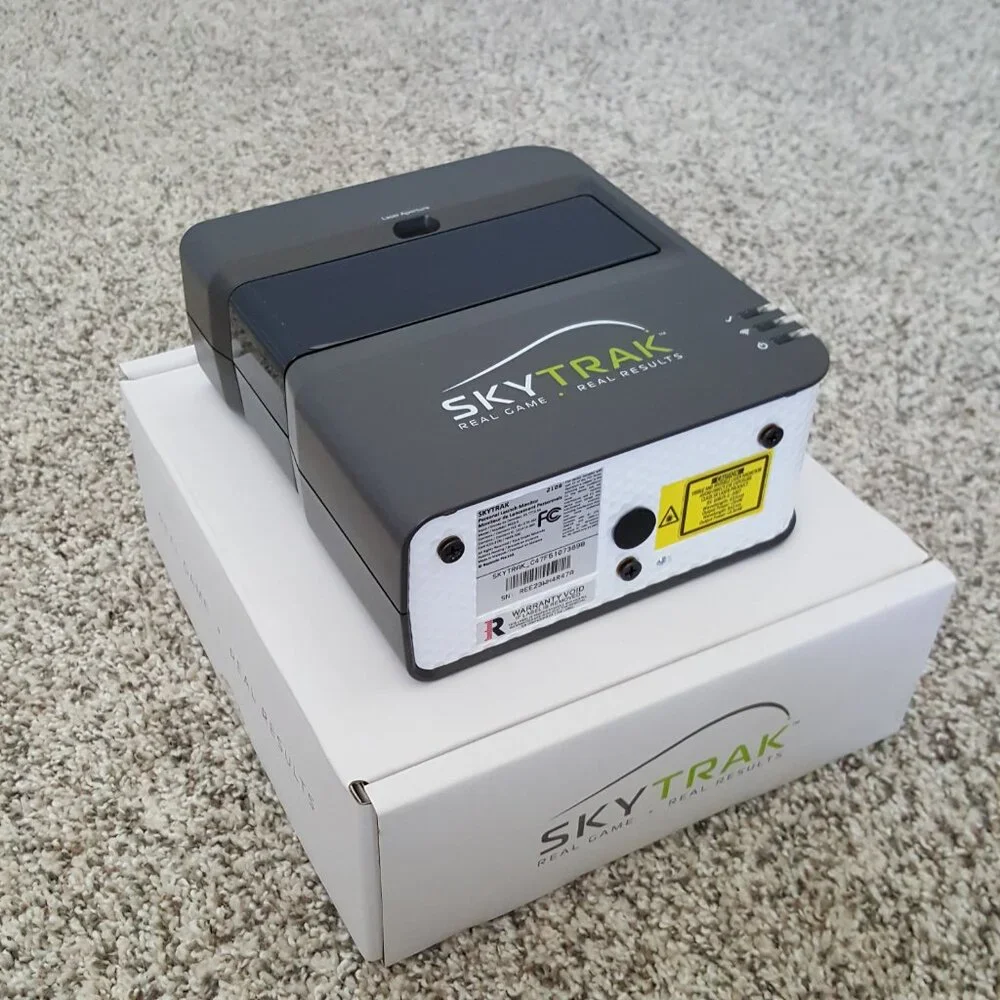 SKYTRAK Launch Monitor - Golf Simulator + Metal Protective Case Housing